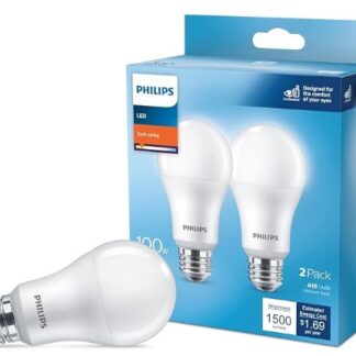 Basic Frosted Non-Dimmable A19 Light Bulb - 4 pack